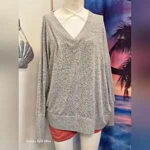Womans gray light sweater